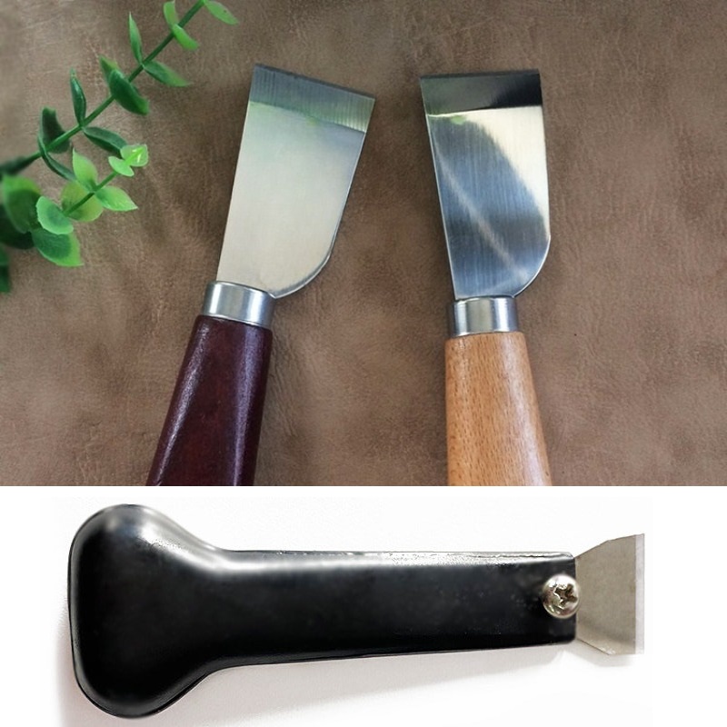 Leatherwork Knife - Deri İnceltme Bıçağı Ahşap Saplı Kesme