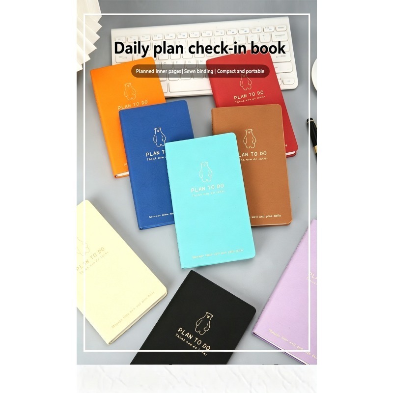 Leatherwork Journal - A6 Günlük Planlayıcı Defter – Sevimli