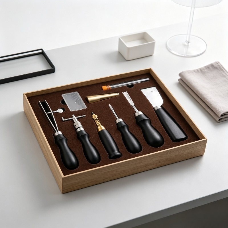 Leatherwork Beginner Tools - Tam Deri El Dikiş Seti, Profesyonel