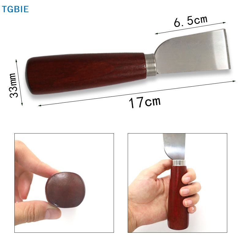 Leatherwork Knife - [TL]【TL】DIY Deri İşleme Aleti Ahşap Saplı