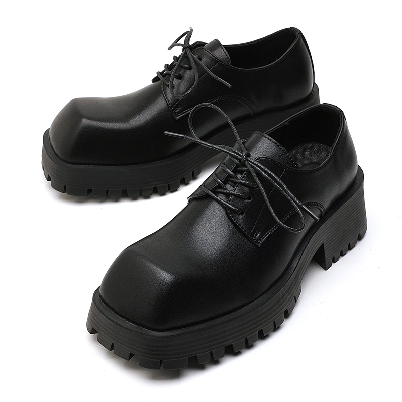 Leather Work Japan - Erkekler için Platform Ayakkabılar Marka Deri