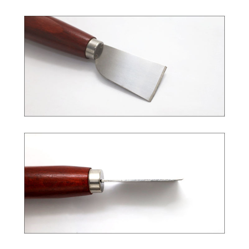 Leatherwork Knife - Kendin Yap Deri İşleme Aleti Ahşap