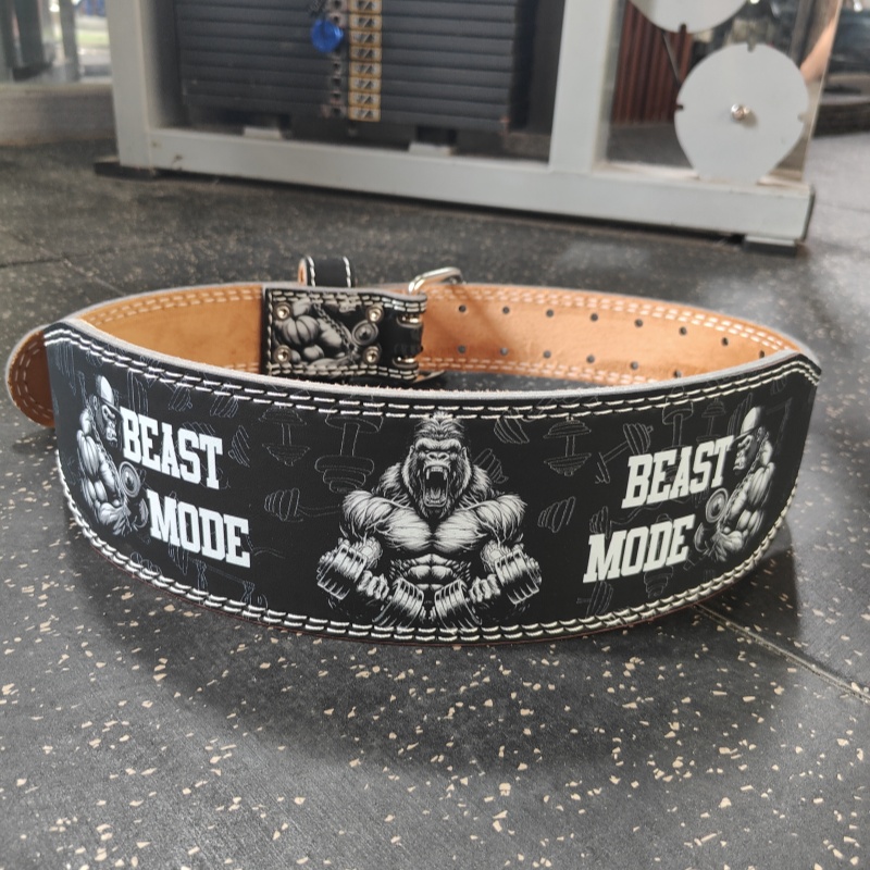 Leather Workout Belt - Erkekler halter kemeri spor salonu kadın