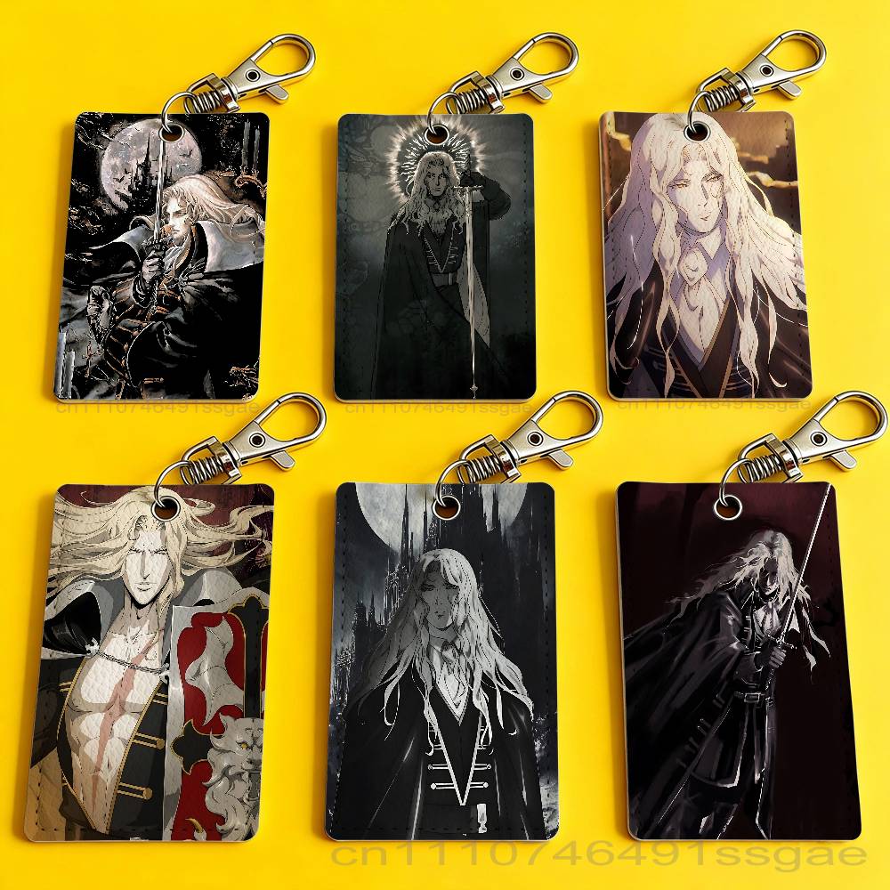 Leather Working - Oyun C-Castlevania Alucard Rozet Tutucu Anahtarlık