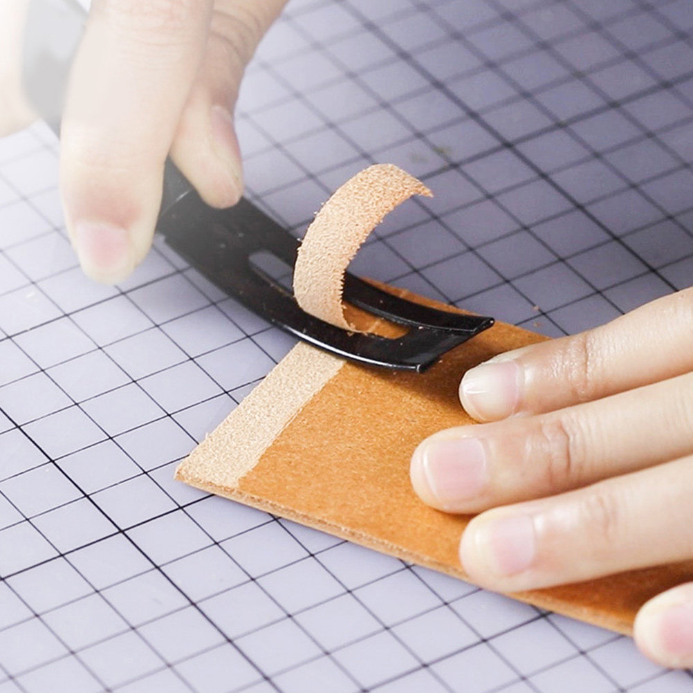 1 takım geniş kenar kesme alet - Leatherwork Edge Beveler incelemesi ve fiyatı