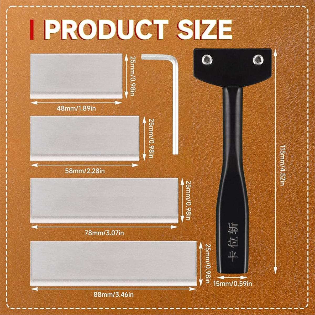 DT38 Profesyonel Karbon Çelik  - Leatherwork Knife incelemesi ve fiyatı