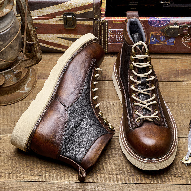 Erkek Kısa Burunlu İş Botları, - Leatherwork Boots incelemesi ve fiyatı