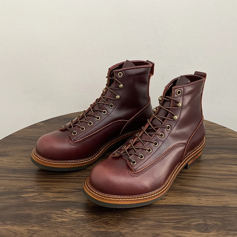 Vintage İngiliz Erkek yarım çi - Leatherwork Boots incelemesi ve fiyatı