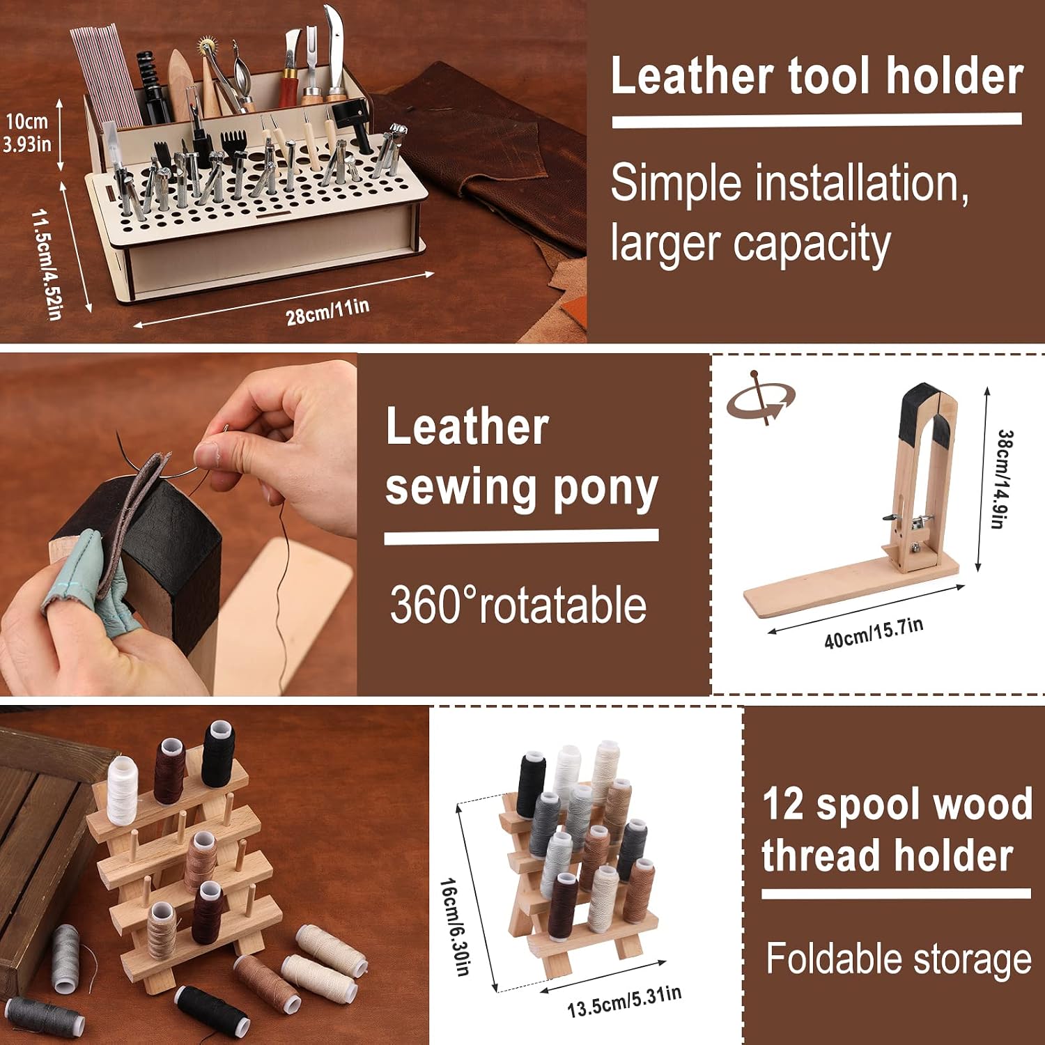 Yeni Başlayanlar İçin 628 Parç - Leatherwork Beginner Tools incelemesi ve fiyatı