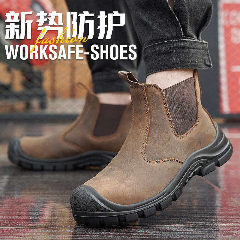 Büyük boy erkek moda çelik bur - Leatherwork Boots incelemesi ve fiyatı