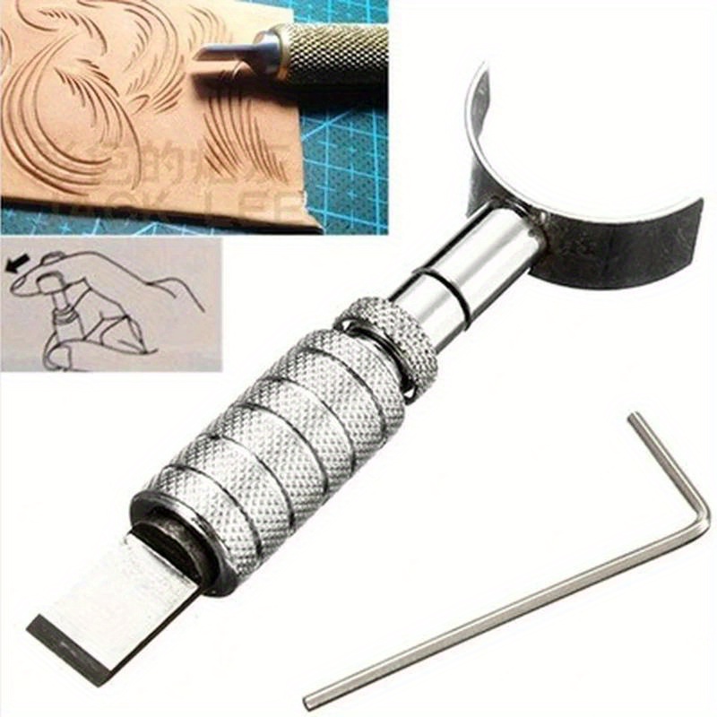 1 adet paslanmaz çelik deri oy - Leatherwork Knife incelemesi ve fiyatı