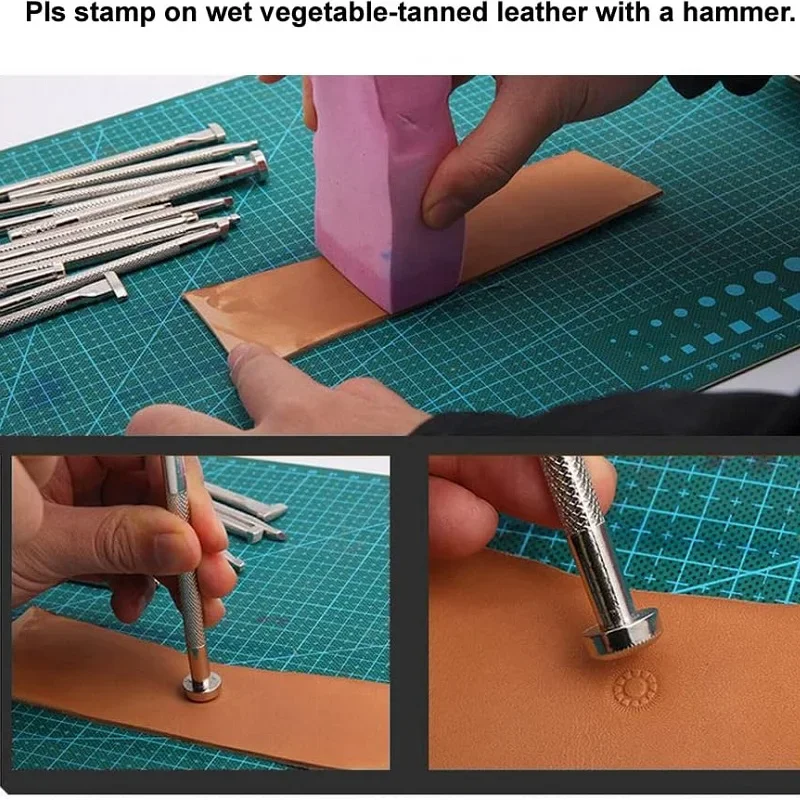 Deri damgalama araçları deri p - Leatherwork Beginner Tools incelemesi ve fiyatı