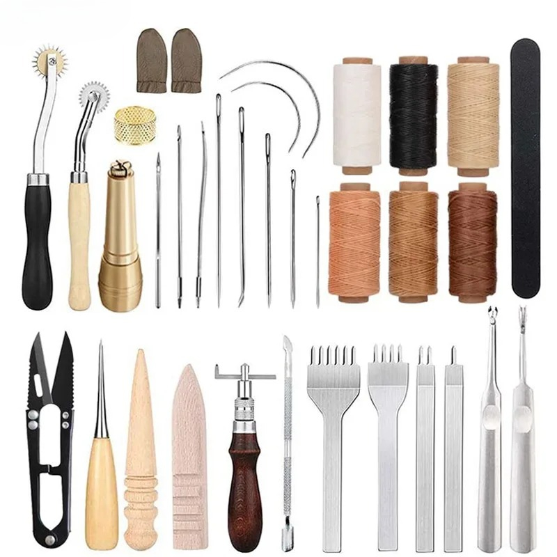 25 Parça Deri İşleme Aletleri  - Leatherwork Beginner Tools incelemesi ve fiyatı