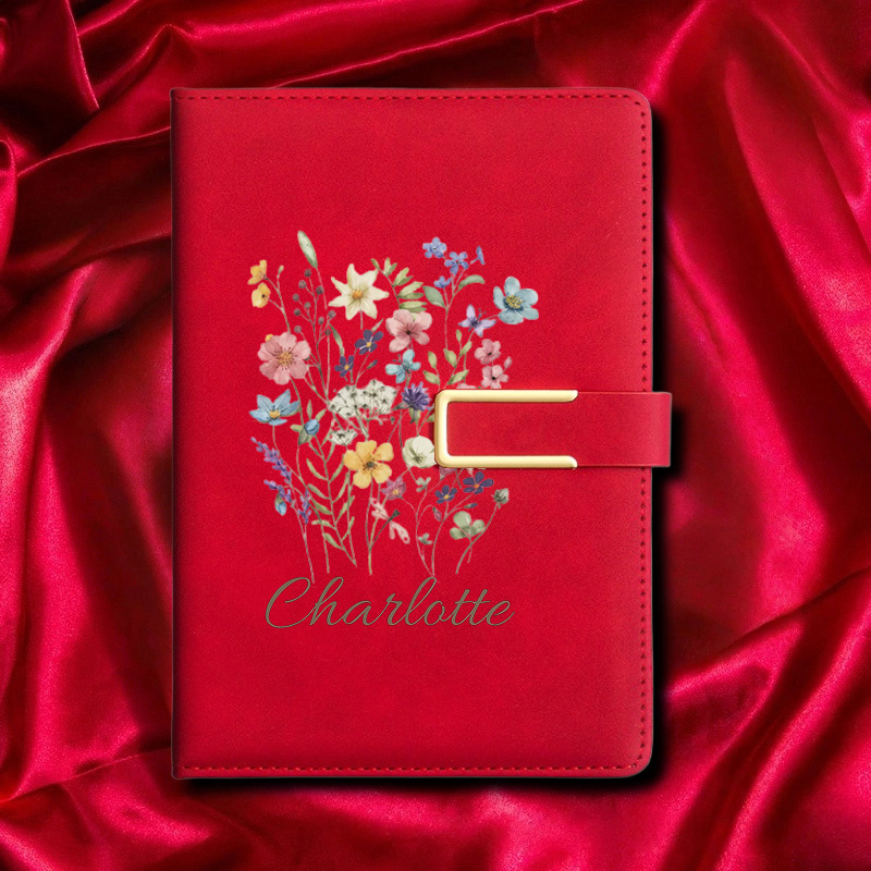 A5 Çiçek Desenli Monogram Özel - Leatherwork Journal incelemesi ve fiyatı